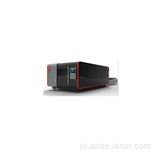 Máquina de corte a laser de fibra de capa protetora completa
